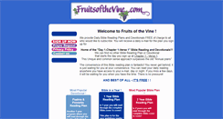 Desktop Screenshot of fruitsofthevine.com