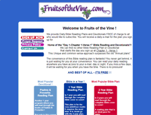 Tablet Screenshot of fruitsofthevine.com